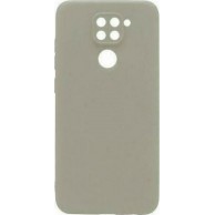 Oem Θήκη Σιλικόνης Matt Για Xiaomi Redmi Note 9 Γκρι